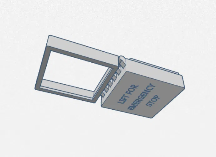 Vỏ Bọc Nút Dừng Khẩn Cấp Treo Tường - Image 4