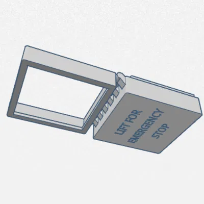 Vỏ Bọc Nút Dừng Khẩn Cấp Treo Tường