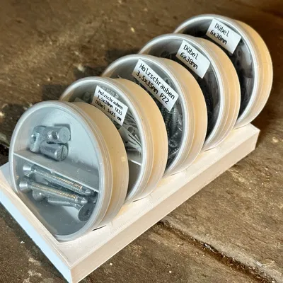 Hệ thống tổ chức kích cỡ nắp Pringles