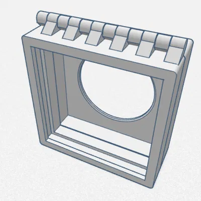 Vỏ Chắn Nút Dừng Khẩn Cấp Treo Tường (Nửa Kín)