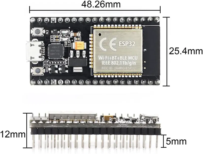 Đế Gridfinity Cho ESP32 (Chip ESP-WROOM-32 CP2102) - Image 4