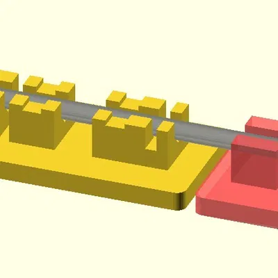 Khuôn mài và cắt cho trục Skelestruder 5mm