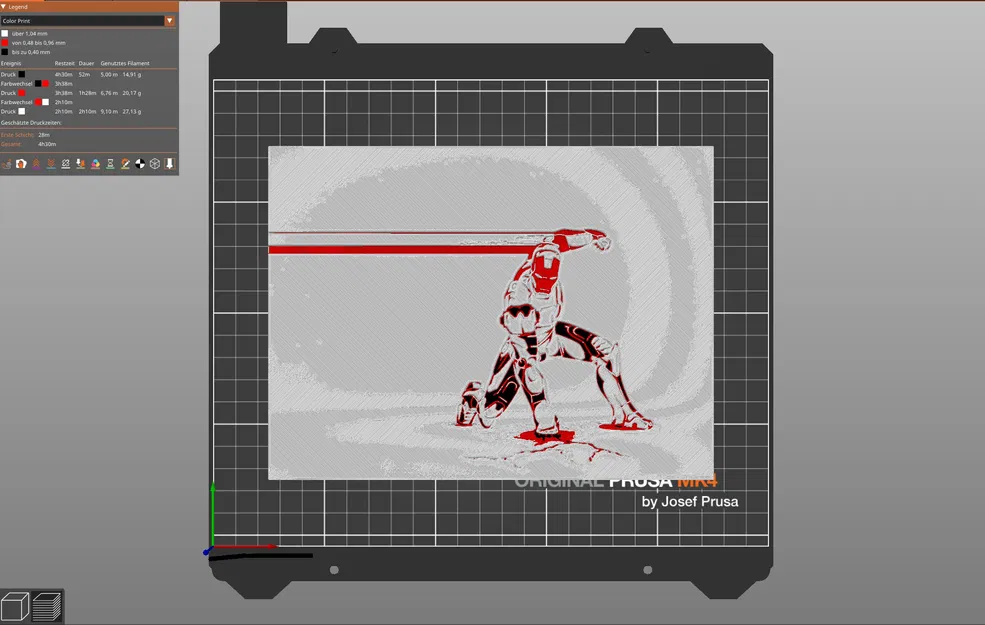 Mô Hình Iron Man Hạ Cánh HueForge - Image 1