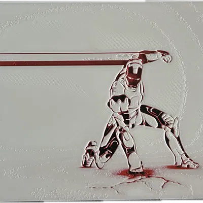 Mô Hình Iron Man Hạ Cánh HueForge