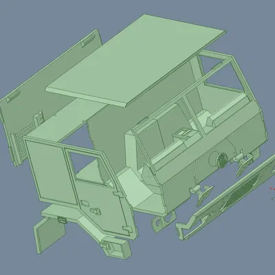 Mô Hình Tatra 815-7 Tỉ Lệ 1/10