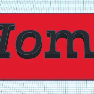 Chữ Trang Trí Nhà Cửa "Home"