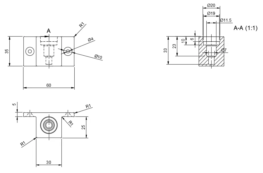 Giá đỡ phích cắm xe máy 12V / 12V Motorrad Stecker Halter DIN 4165 - Image 5