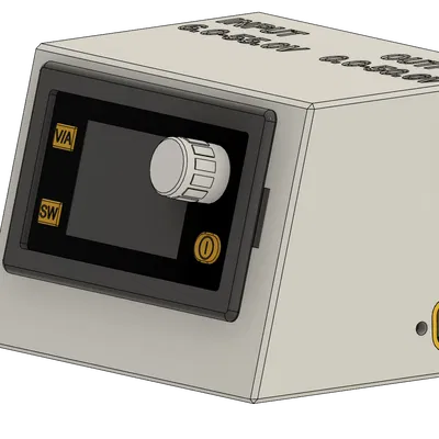 Vỏ nguồn XY5005E/XY5008E có đầu nối XT60 và jack DC