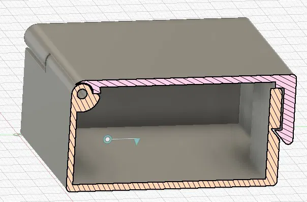 Hộp nhỏ có trục làm từ PLA 1.75 - Image 2