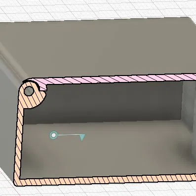 Hộp nhỏ có trục làm từ PLA 1.75