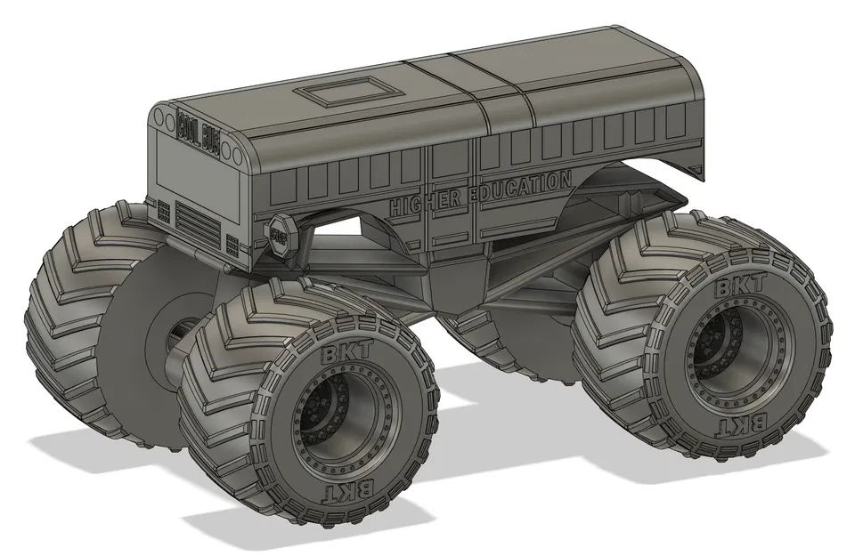 Xe Tải Quái Vật Giáo Dục Cao Cấp - Image 3