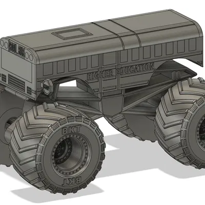 Xe Tải Quái Vật Giáo Dục Cao Cấp