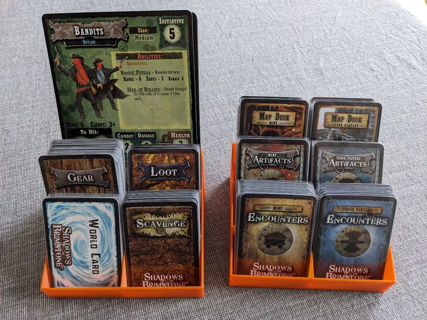 Kệ giữ bộ bài / Bàn tổ chức - Shadows of Brimstone và các game khác - Image 2