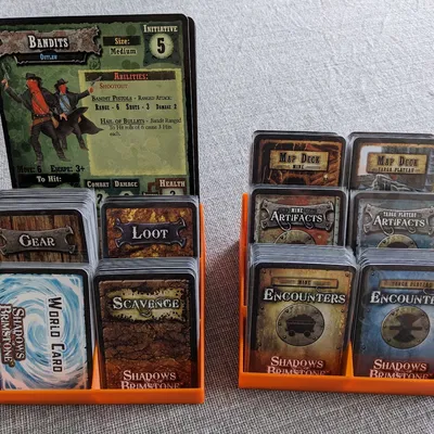 Kệ giữ bộ bài / Bàn tổ chức - Shadows of Brimstone và các game khác