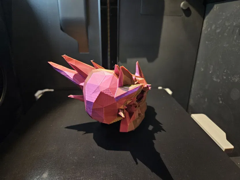 Đầu Rồng Phong Cách Low Poly - Image 4