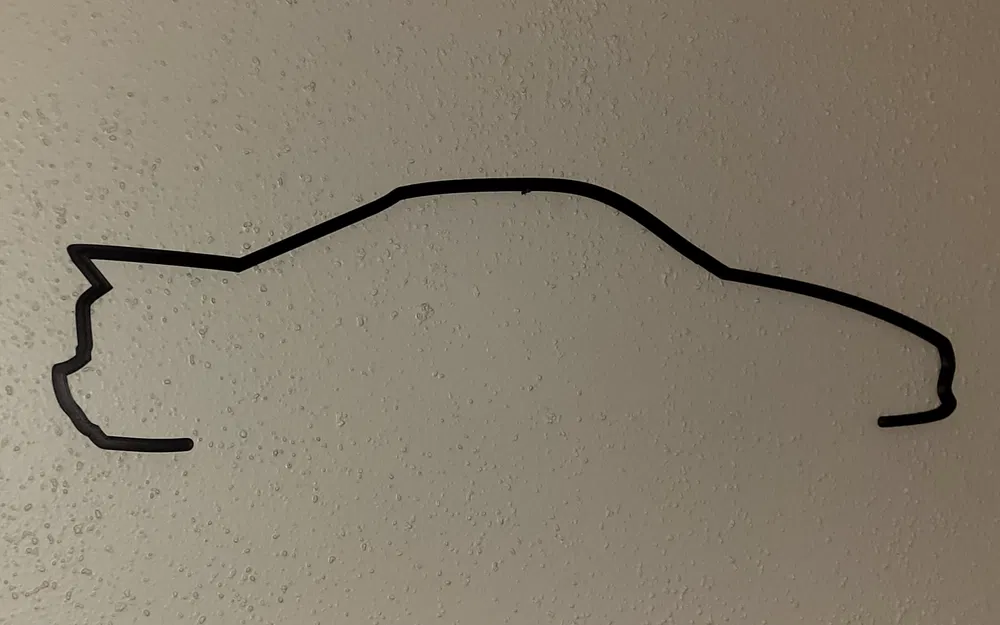 Tranh Treo Tường Hình Silhouette Xe Toyota Mr2 SW20 - Image 1