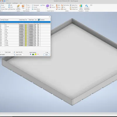 Khuôn mẫu Gridfinity cho Autodesk Inventor