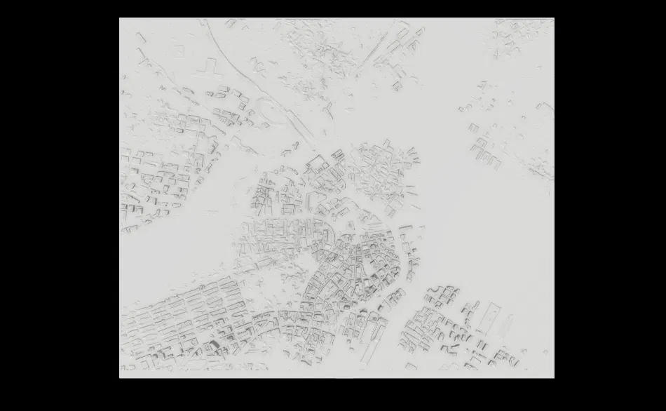 Mô hình nghệ thuật tường 3D Cảnh quan Thành phố Boston - Image 3