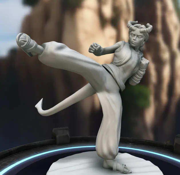 Mô hình DnD Mini - Nữ tu sĩ Tiefling - Image 1