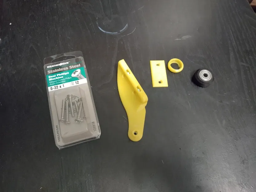 Ngàm đỡ hộc tủ con lăn đơn - Image 2