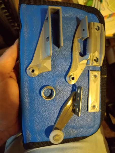 Ngàm đỡ hộc tủ con lăn đơn - Image 3