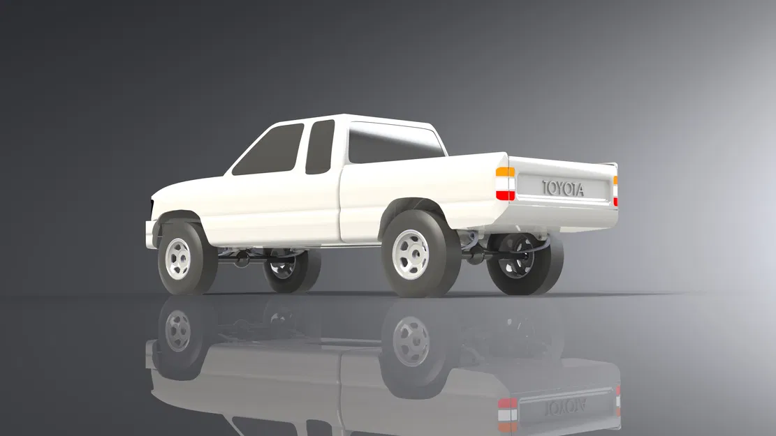 Mô hình Tỷ lệ Toyota Hilux Pickup 1991 Cabin Mở rộng (1:14) - Image 1