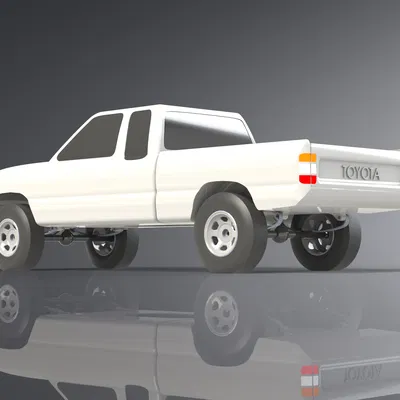 Mô hình Tỷ lệ Toyota Hilux Pickup 1991 Cabin Mở rộng (1:14)