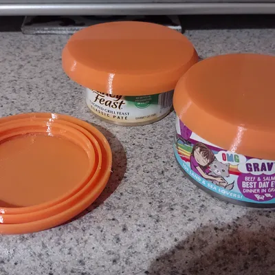 Nắp Lon - Fit Nhiều Loại - Thức Ăn Mèo, Chó, Đồ Hộp - TPU