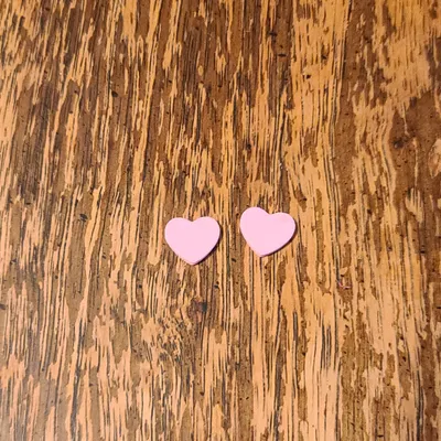 Bông Tai Trái Tim Nổi