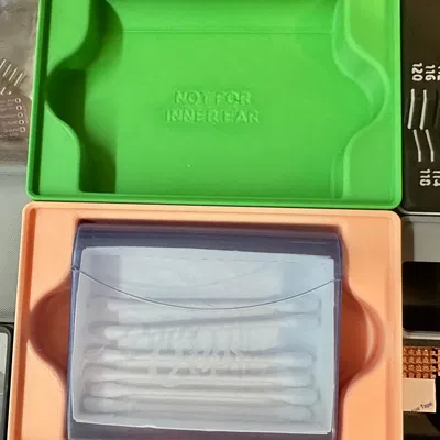 Hộp Đựng Tăm Bông Du Lịch Gridfinity - 3x2x4u