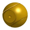 Đỉnh Cúp Hình Trái Bóng Tennis - Thumbnail 2