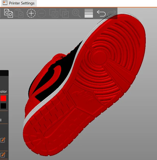 Mẫu In Nike Air Jordan 1 Bred Đa Sắc - Image 3