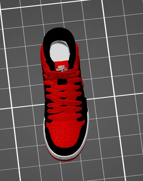 Mẫu In Nike Air Jordan 1 Bred Đa Sắc - Image 4