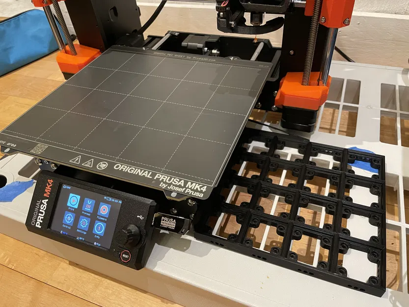 Đế Gridfinity Mở Rộng Cho Prusa Mk4 - Image 1