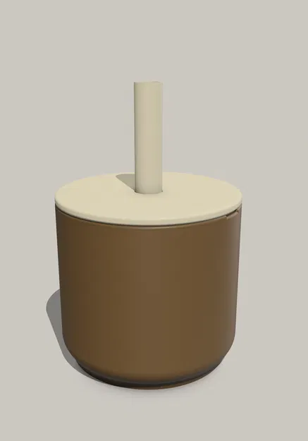 Ly chơi có nắp và ống hút xếp chồng được - Image 1