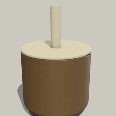 Ly chơi có nắp và ống hút xếp chồng được