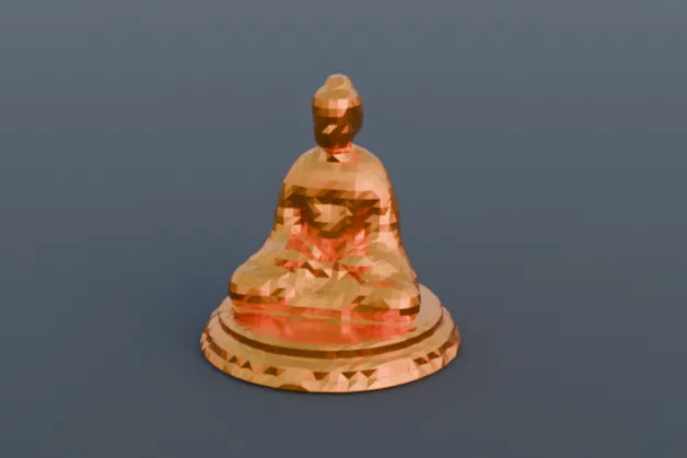 Buddha Buddy Phong Cách Low Poly - Image 1