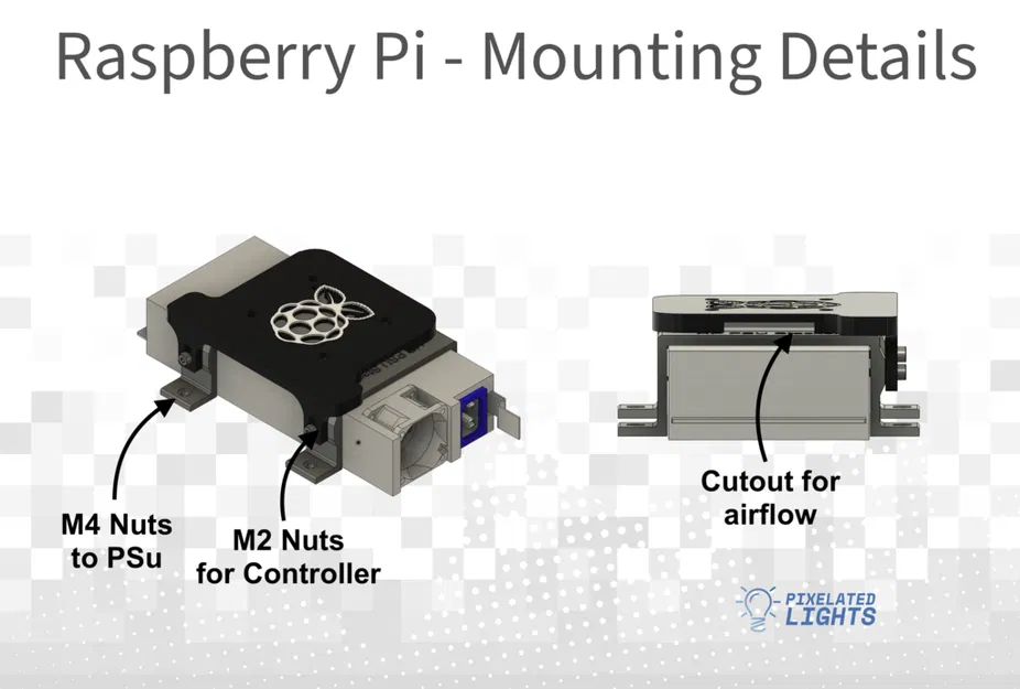 Giá đỡ nguồn HP cho Raspberry Pi - Image 2