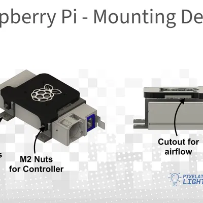 Giá đỡ nguồn HP cho Raspberry Pi