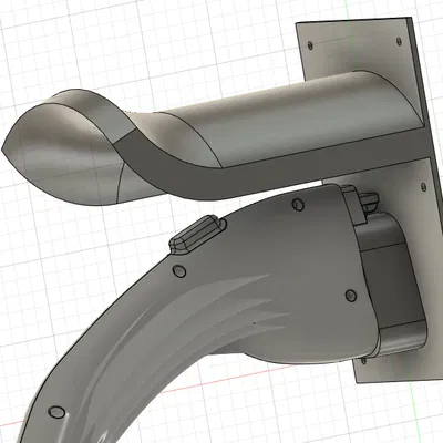 Giá treo tường CCS 1 có Nắp và Quản lý Cáp