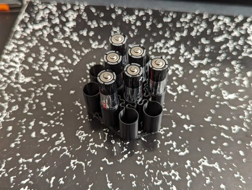 Giá Đựng Pin AAA In Chế Độ Xoắn Ốc - Image 2