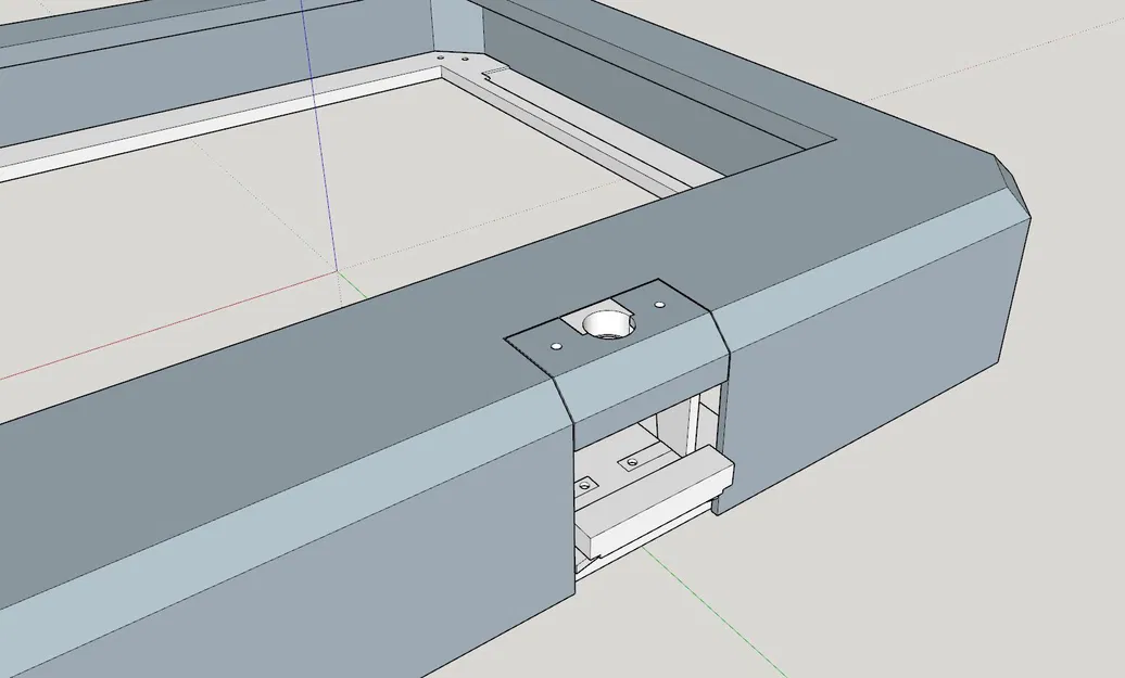Giá Đỡ Dây Cáp Sau Cho Ender-7 V2 (Không phụ thuộc vỏ che) - Image 1