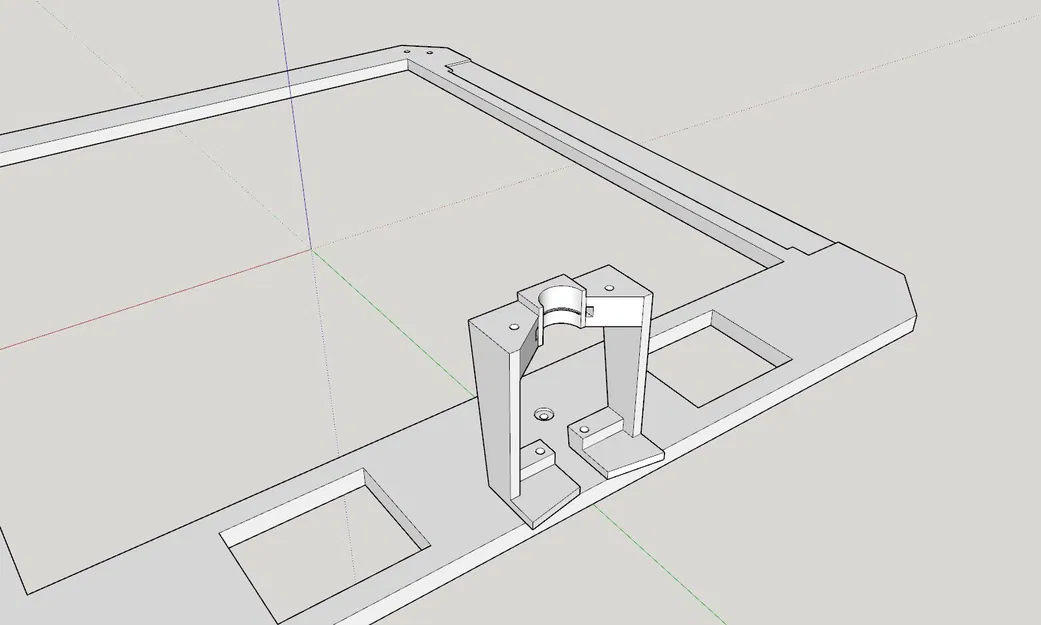 Giá Đỡ Dây Cáp Sau Cho Ender-7 V2 (Không phụ thuộc vỏ che) - Image 2