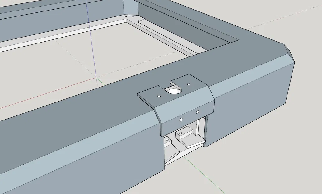 Giá Đỡ Dây Cáp Sau Cho Ender-7 V2 (Không phụ thuộc vỏ che) - Image 3