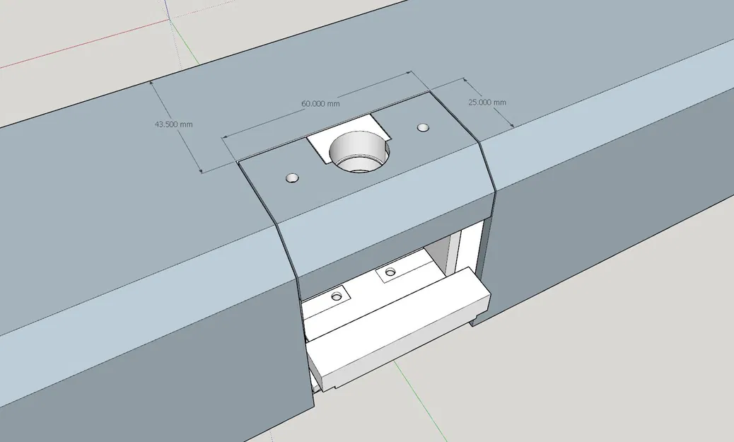 Giá Đỡ Dây Cáp Sau Cho Ender-7 V2 (Không phụ thuộc vỏ che) - Image 6