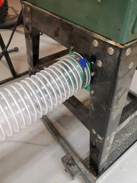 Bộ Chuyển Đổi Ống Hút Bụi 4in Ra 4in Có Mặt Bích - Image 1