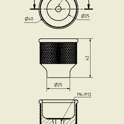 Tay Nắm Vặn / Knurled Knob Rändelgriff