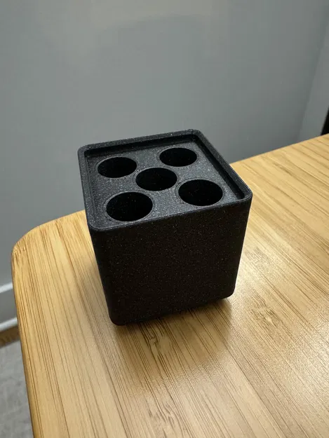 Khuôn Giữ Bút Gridfinity (5 Lỗ 12mm) Cho Bút Pilot G2 - Image 2