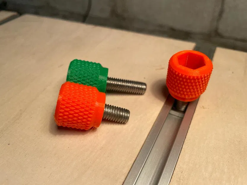 Ốc Vặn/Nút Vặn/Đai Ốc Ren Hoa Văn M3, M4, M5, M6, M8 - Image 2