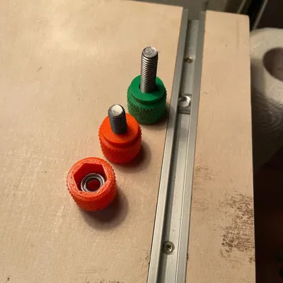 Ốc Vặn/Nút Vặn/Đai Ốc Ren Hoa Văn M3, M4, M5, M6, M8